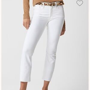 J. Crew Mid Rise Flare Crop Ankle Jeans